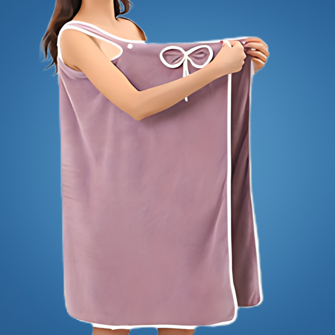 Høyt absorberende fleece – Trykknapppassform – Myk lett komfort for dusj gym og reise Norvo