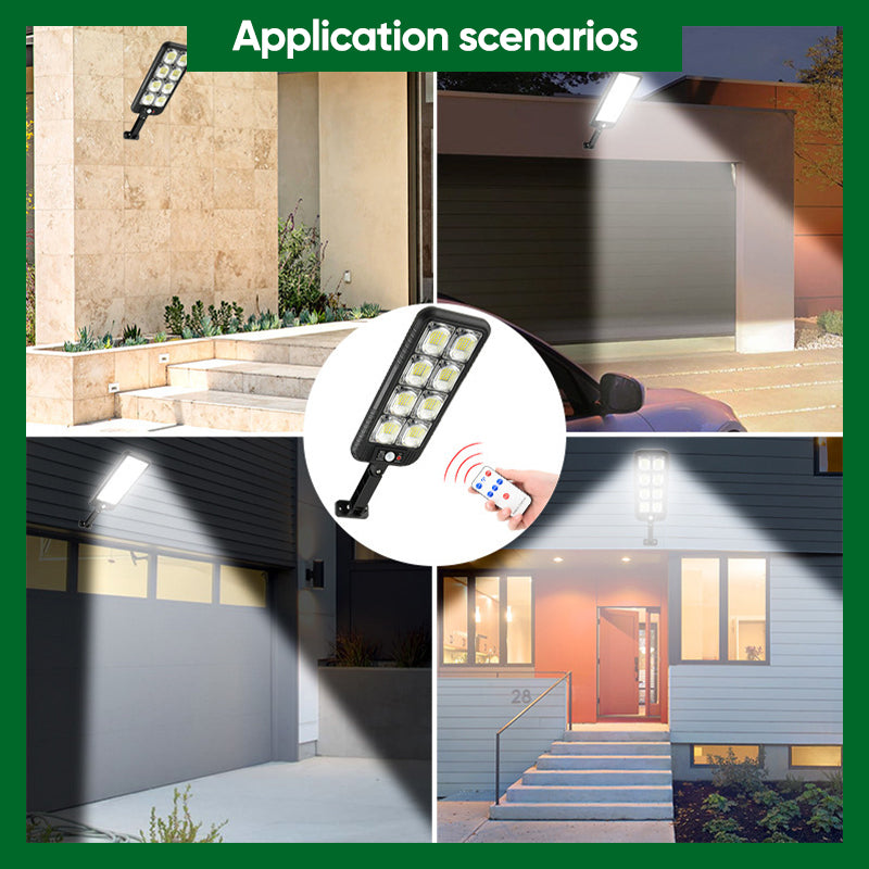 Norvo | Solcelledrevet hagebelysning med dobbelt bevegelses- og lysensorer