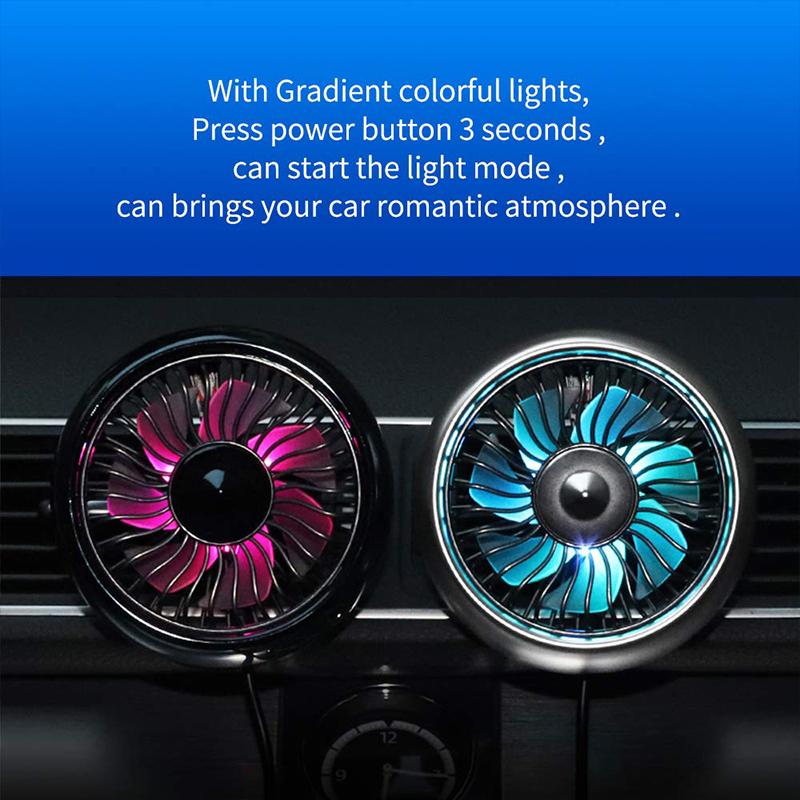 Norvo | Bil Air Outlet USB Vifte