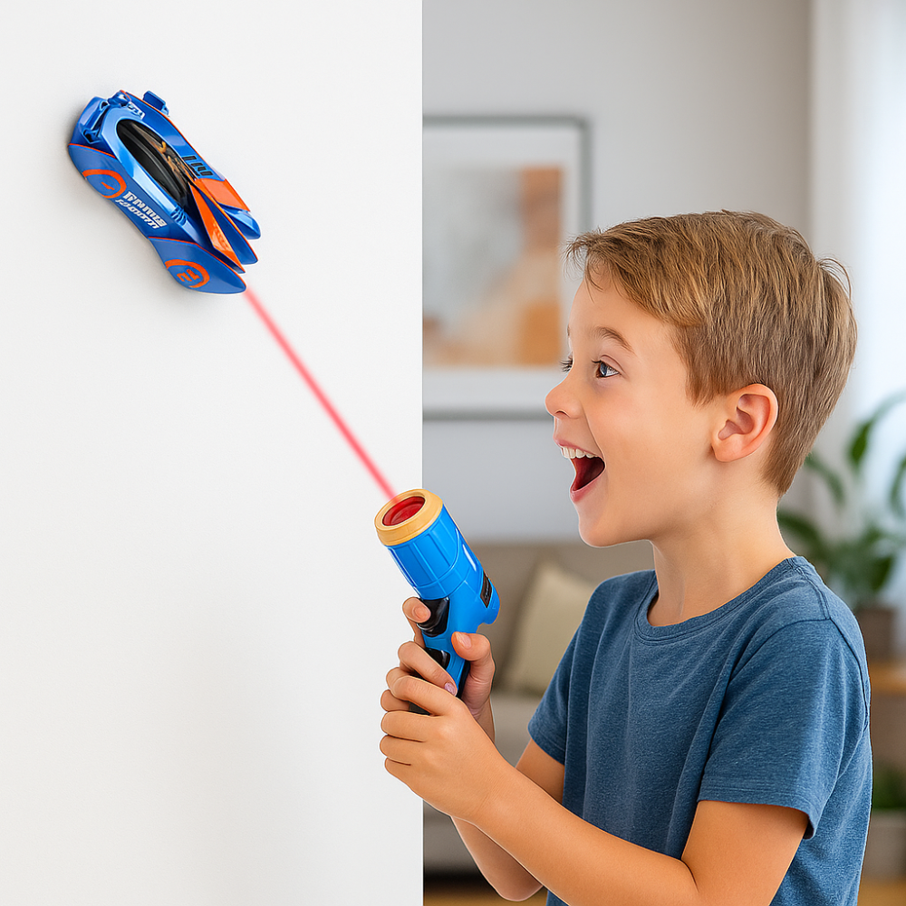 Norvo | Barn Bilen Fjernkontroll Veggklatring Laser RC Leketøy