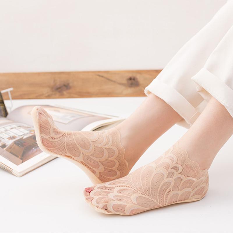 Norvo | Fantastiske Krystall Påfugl Strømper