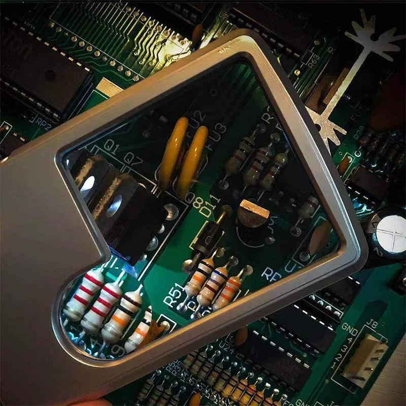 Norvo | LED Korttype Forstørrelsesglass for Lesing