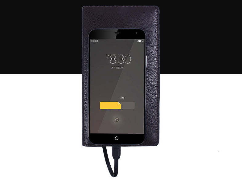 Norvo | 3-i-1 Utrolig Praktisk Lommebok Power Bank For Android & alle Telefon Typer