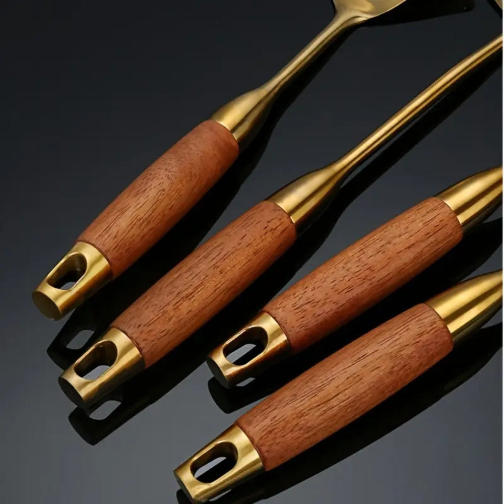 Norvo | Chef’s Choice Gyldne Kjøkkenredskaper | 6 deler Sett