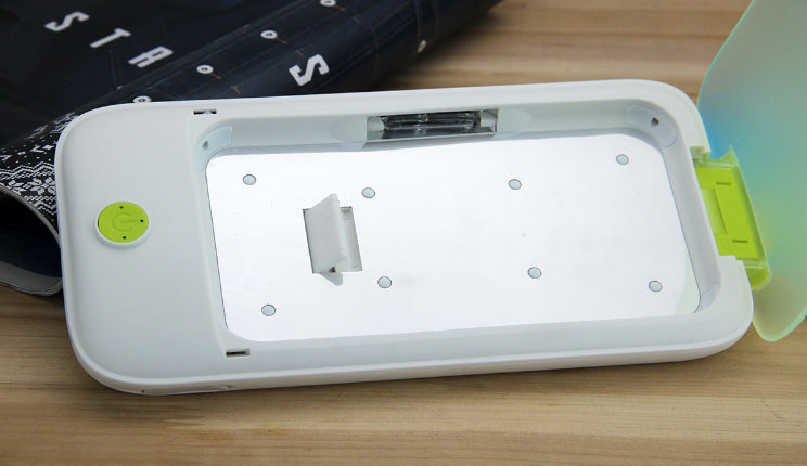 Norvo | Bærbar Multifunksjonell UV Mobiltelefon Sterilisator, med UV/Ozon Dobbel Sterilisering, for Øredobber, Hodetelefoner, Masker, Klokker og Mer