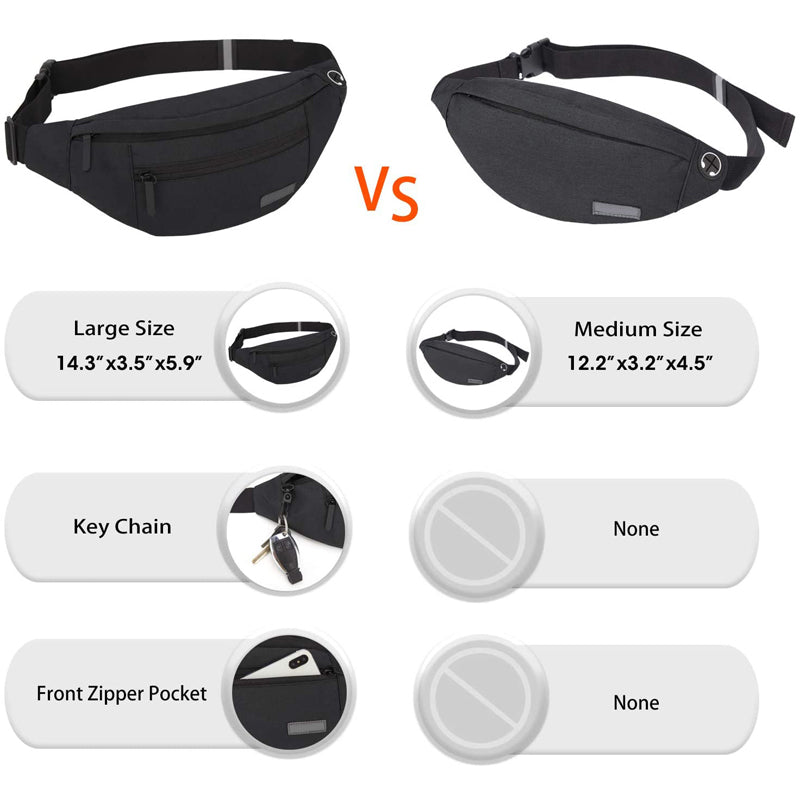 Norvo | Stor Crossbody Livremsekk Belt Bag