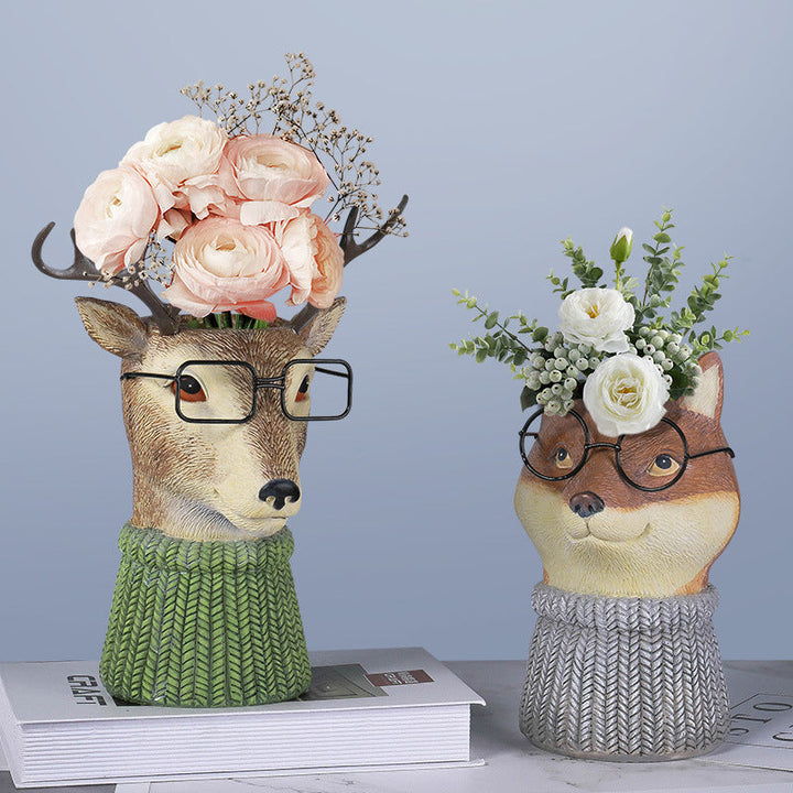 Resin Animal Flower Pot | Norvo