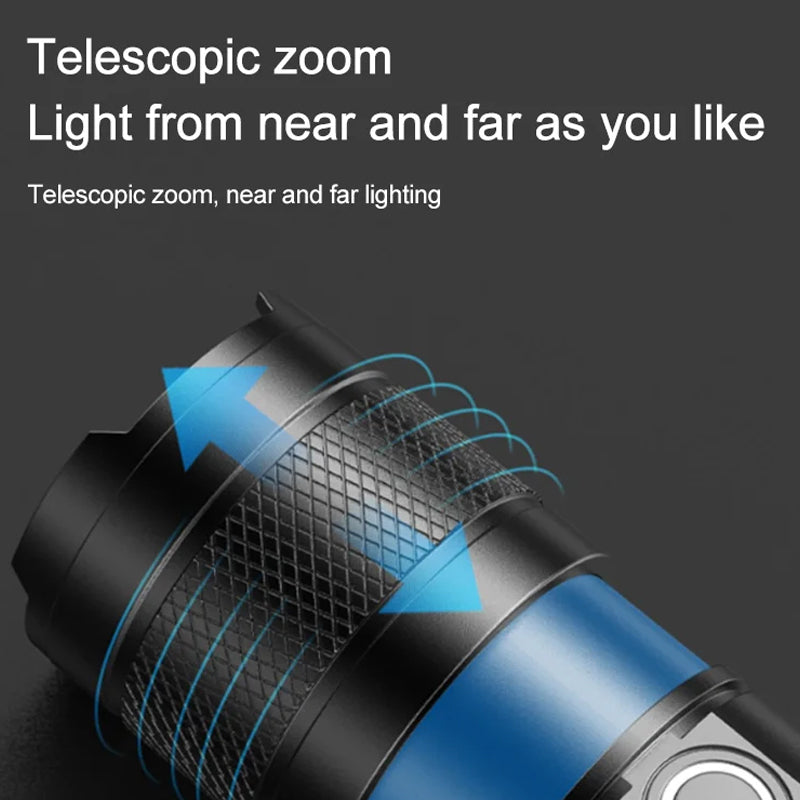 Norvo | Bærbar Sterk Lys Utendørs Lommelykt