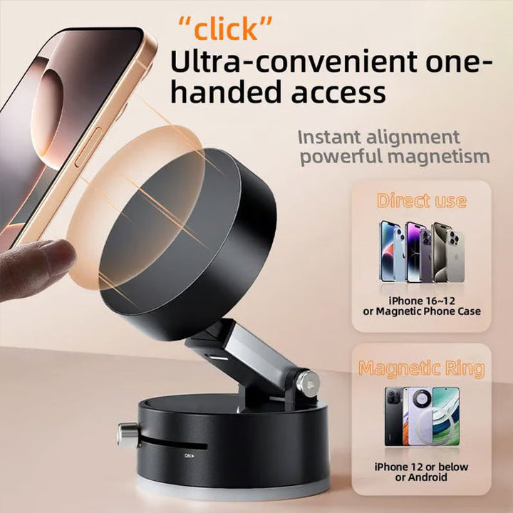 Norvo | Magnetisk telefonholder med sugekop
