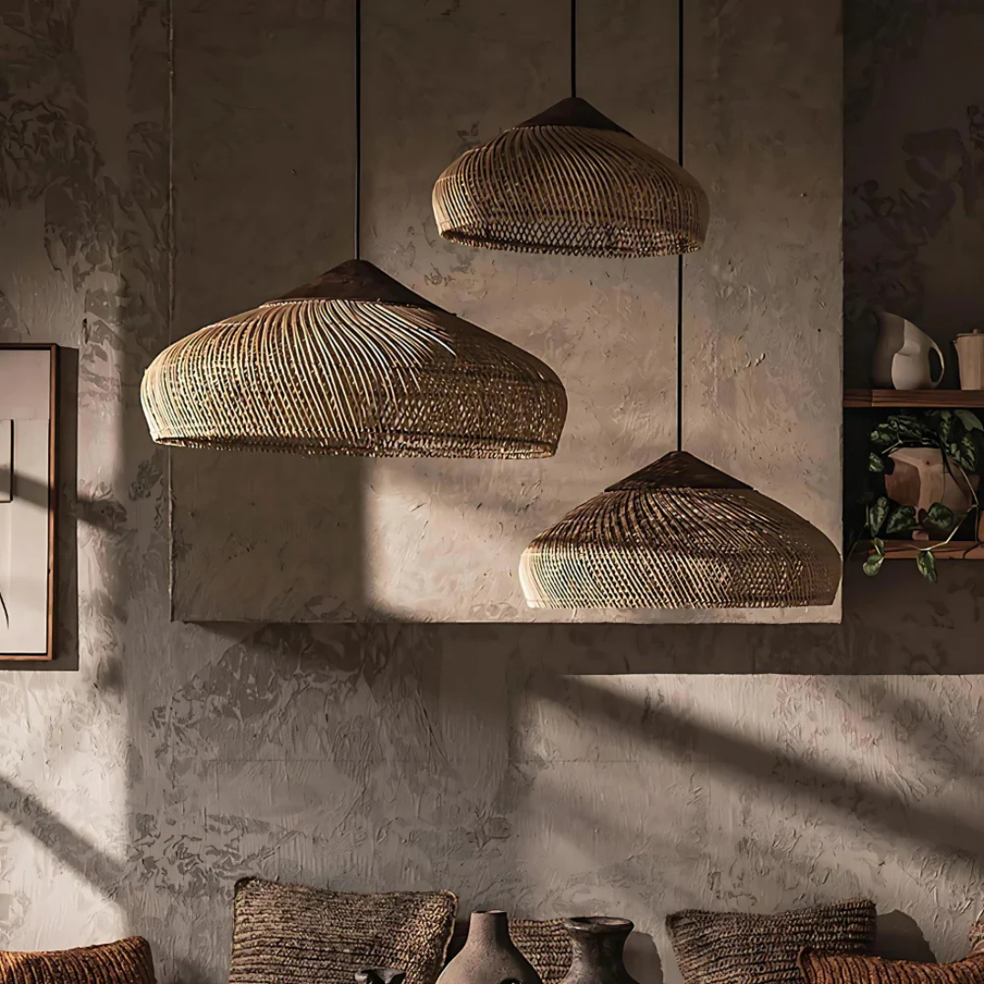 Norvo | Rattan Boho Pendellampe