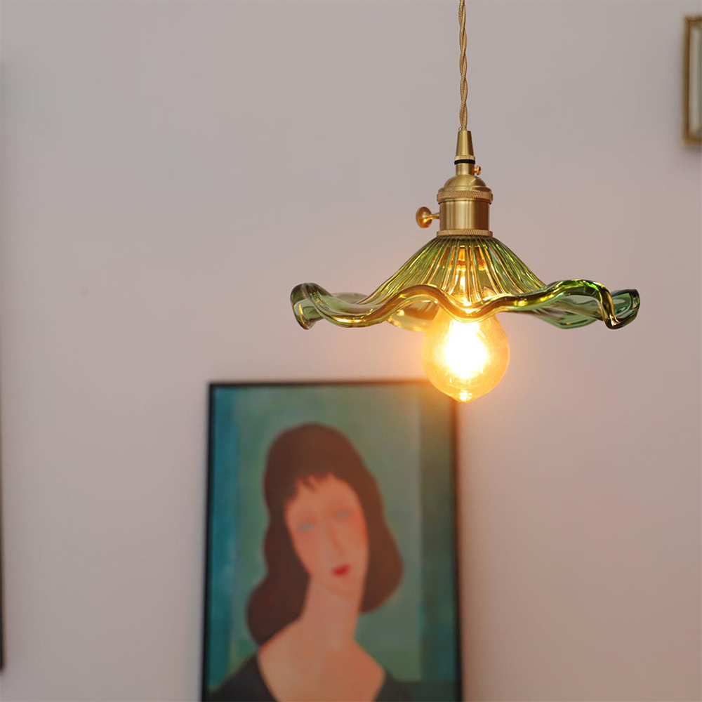 Norvo | Chic Hibiscus Glass Pendant Lampe