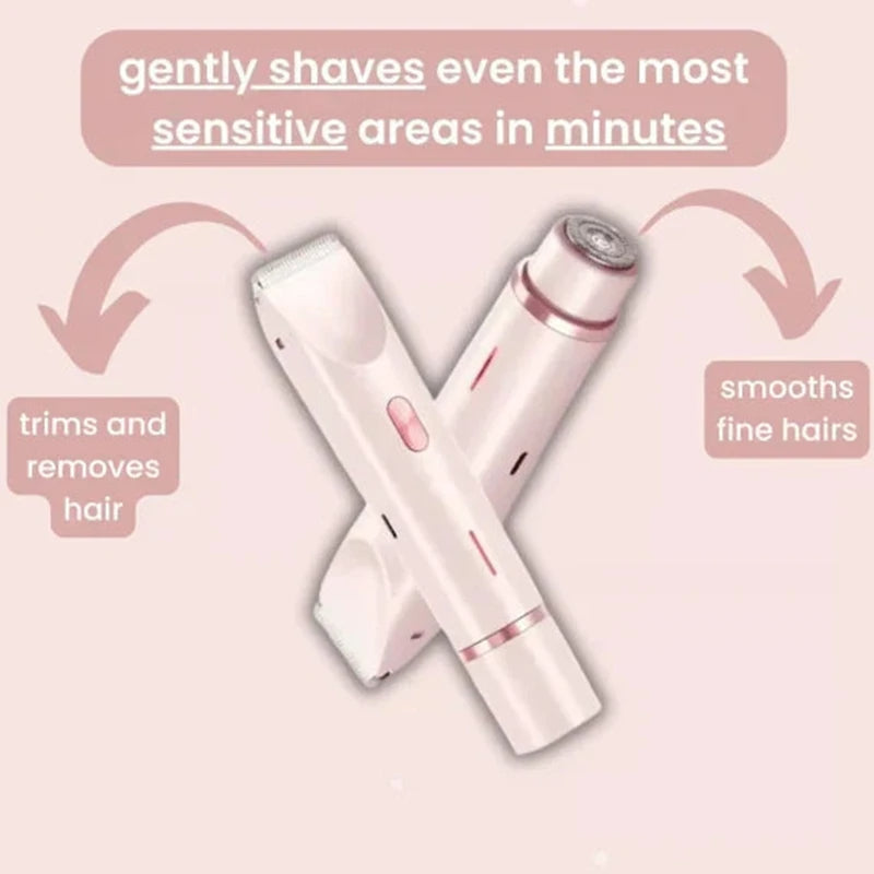 Norvo | Dual Head Electric Shaver for Women with Trimmer