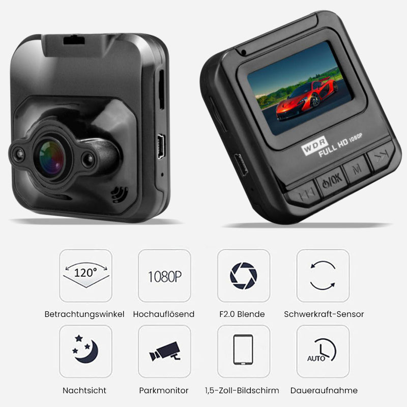 Norvo | Mini 1.5 tommers kjørekamera
