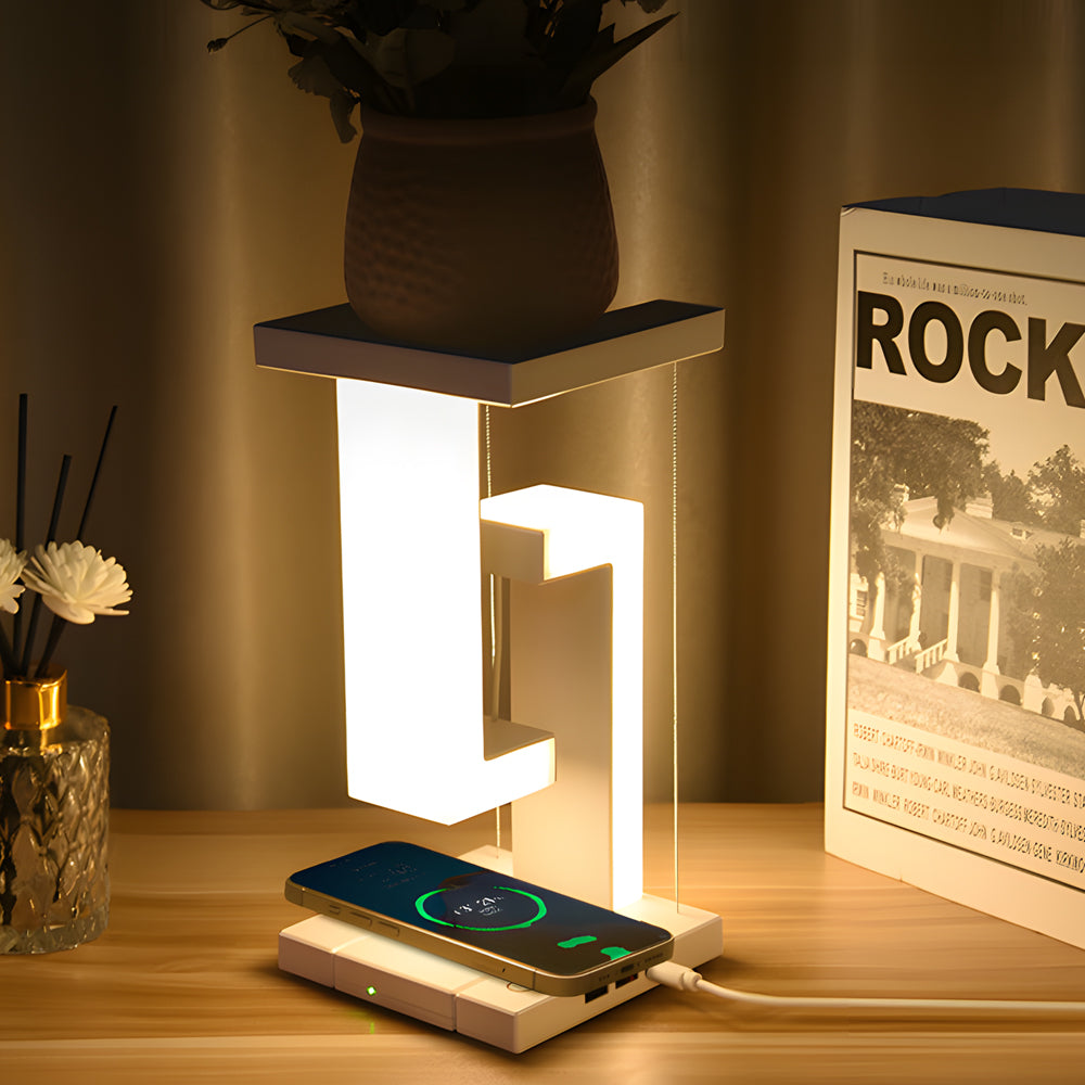 Norvo | Futuristisk bordlampe med svevende teknologi