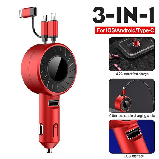 Norvo | 3-IN-1 Telescopisk Mobil Lader