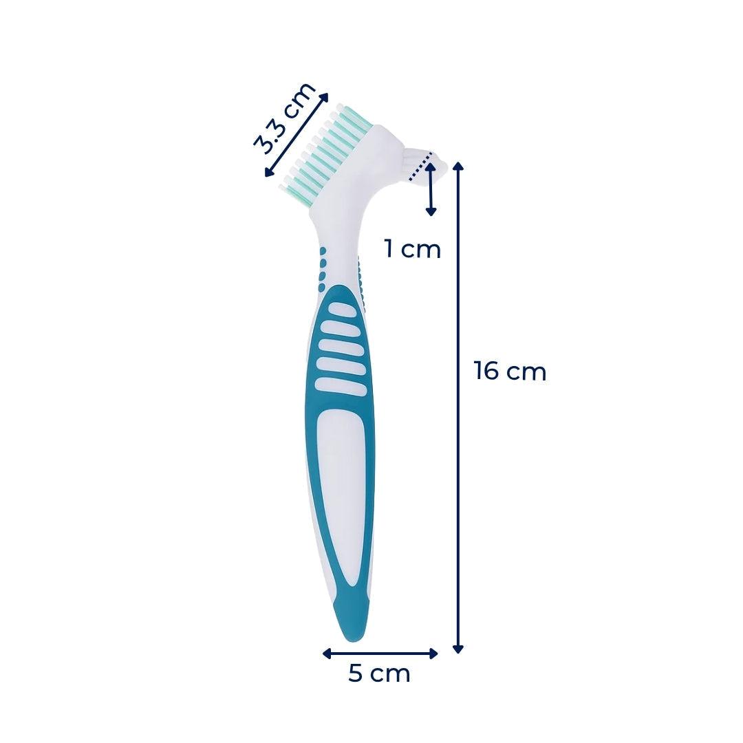 Myk børste med dobbelt hode – Antiskli håndtak – Ripefri rengjøring – Frisk pust for eldre Norvo
