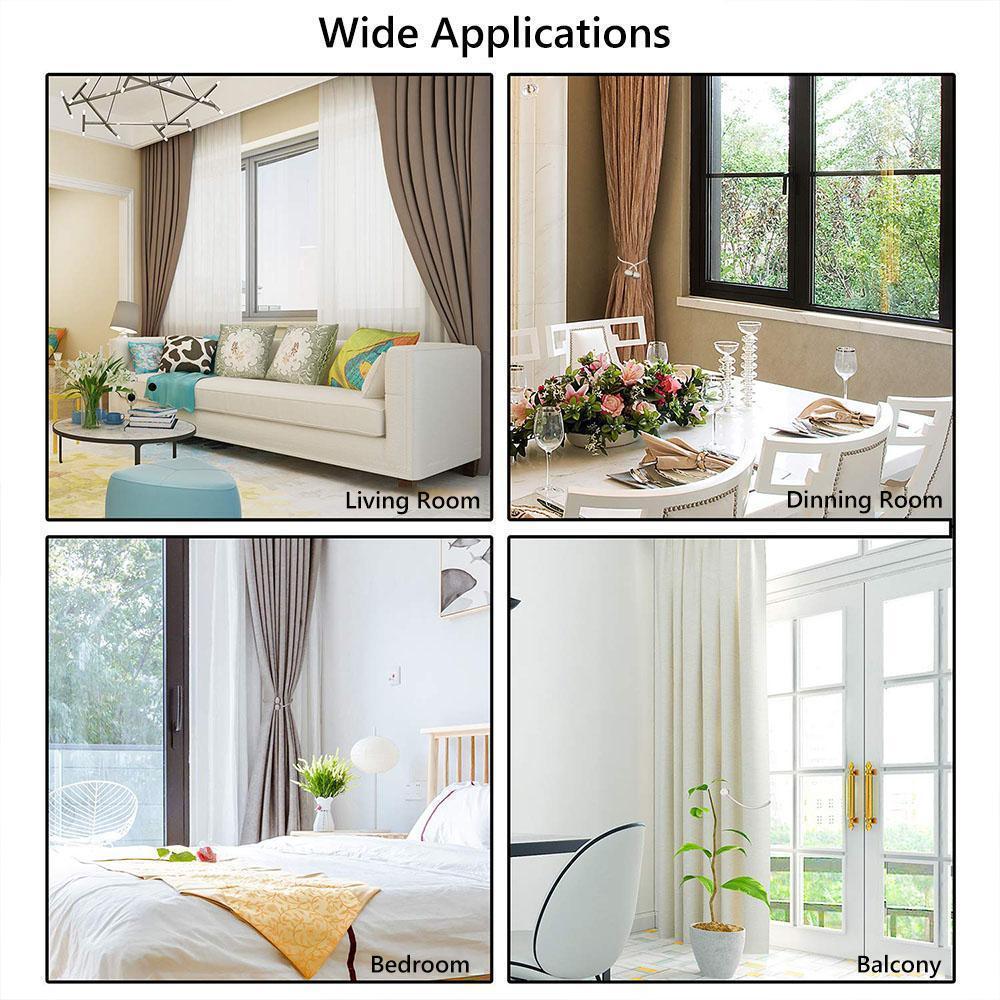 Norvo | Elegant Magnetisk Gardinbøyle, 2 PC