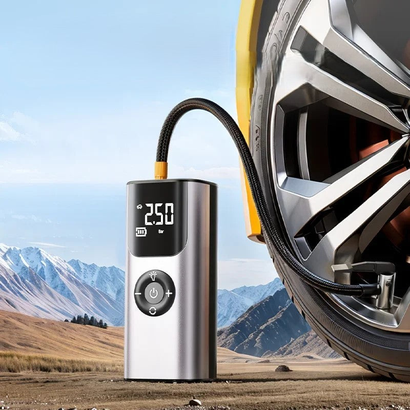 Norvo | Mini Trådløs Automatisk Bil Dekk Luftkompressor Pumpe