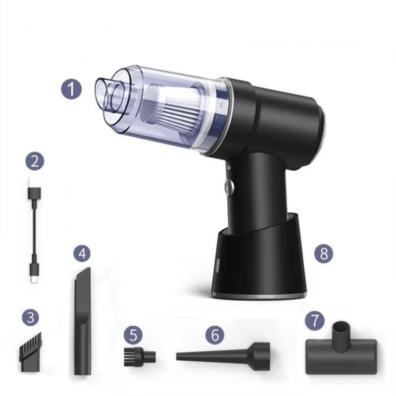 TurboClean | Powerful 2-in-1 cordless car vacuum cleaner