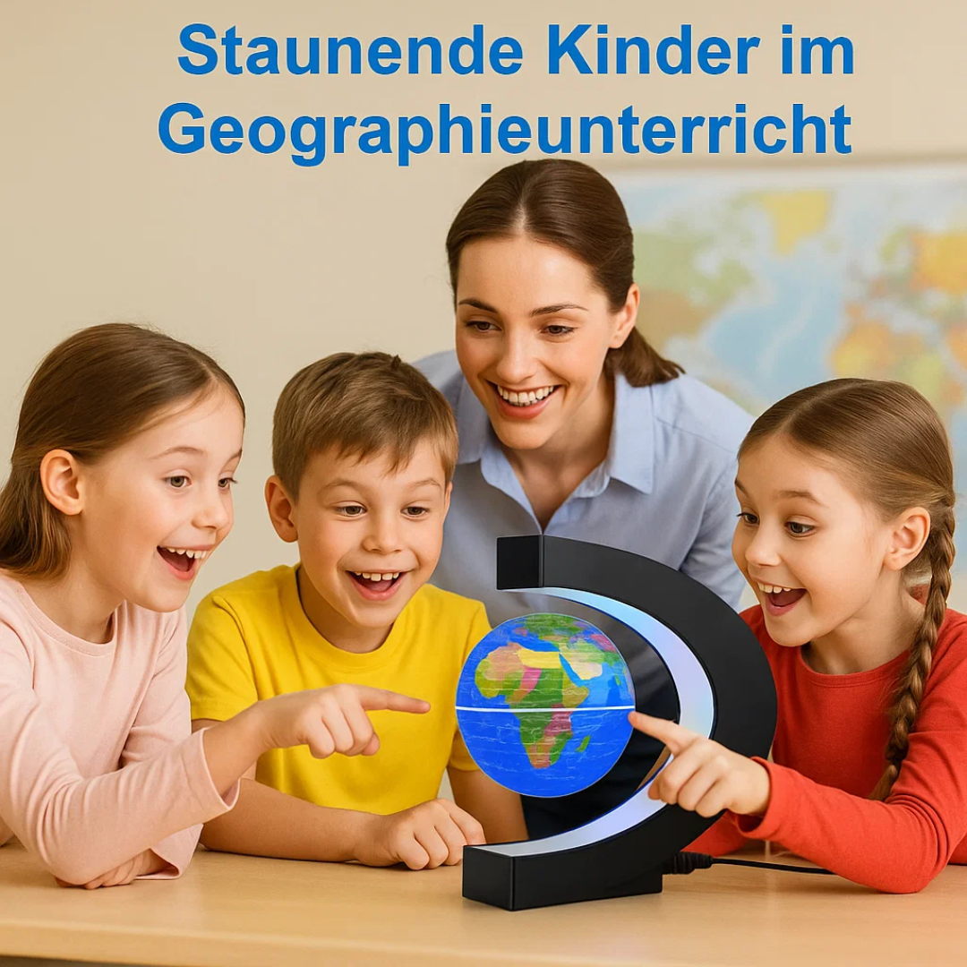 Norvo | AstroGlobe LED Verdens Globe – Flytende Globe Lampe med Magnetisk Oppheng