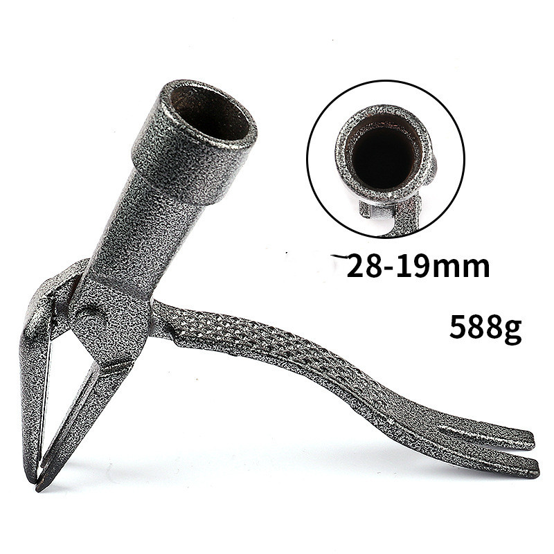 Norvo | Ugressfjerner med 4-klauet hode – Effektivt hageverktøy laget av jern for rotfjerning