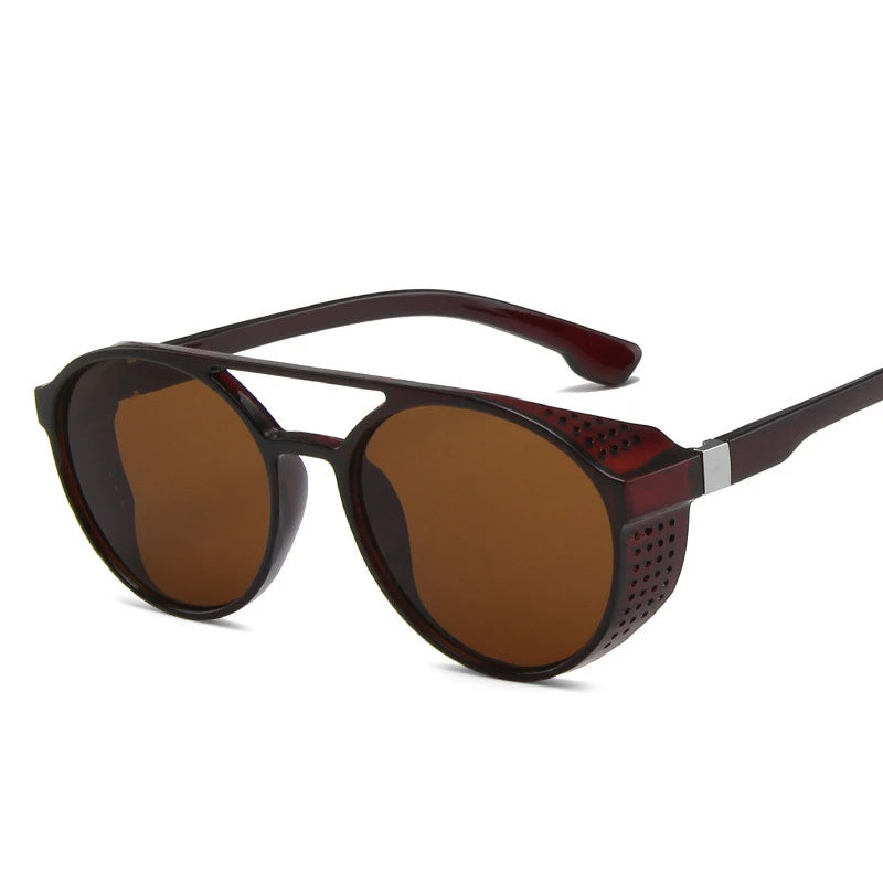 Falko Shades - Retro Rund Solbrille for Stilig Beskyttelse