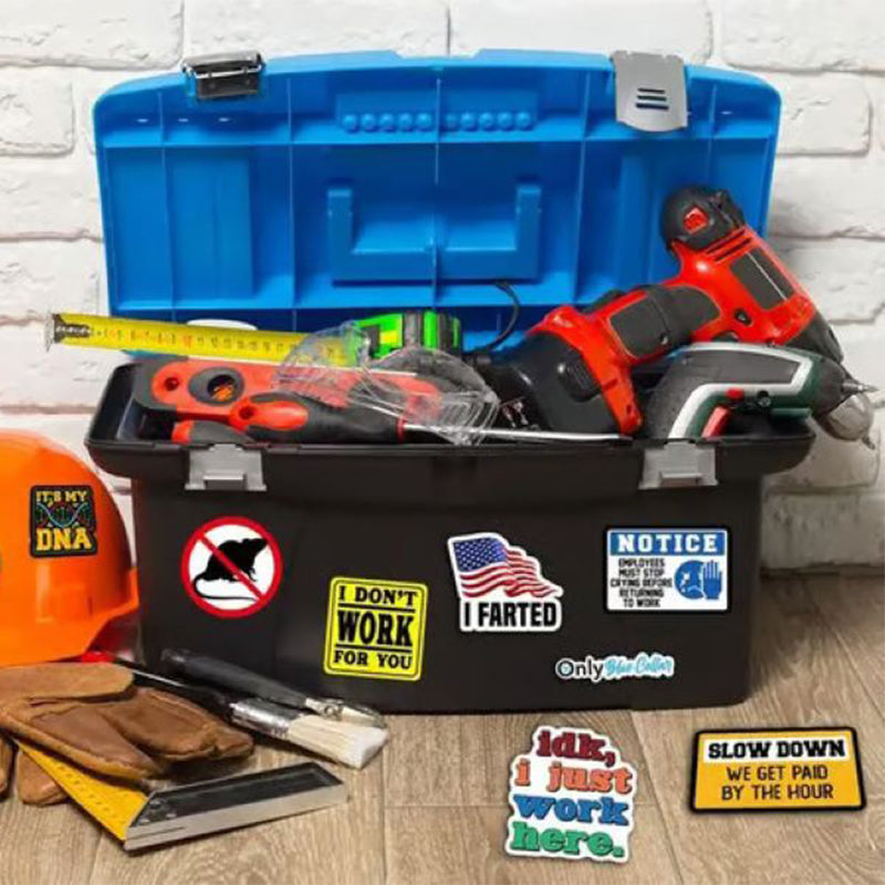 Norvo | 150 stk blå krages morsomme klistremerker‍️