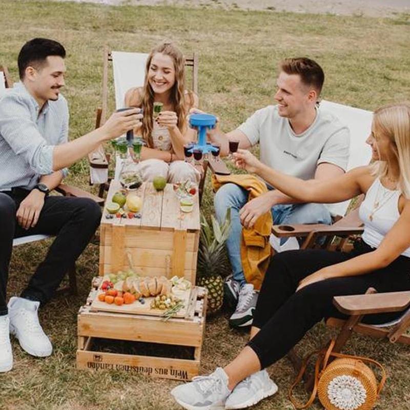 Norvo | 6 Shot Glass Dispenser og Holder