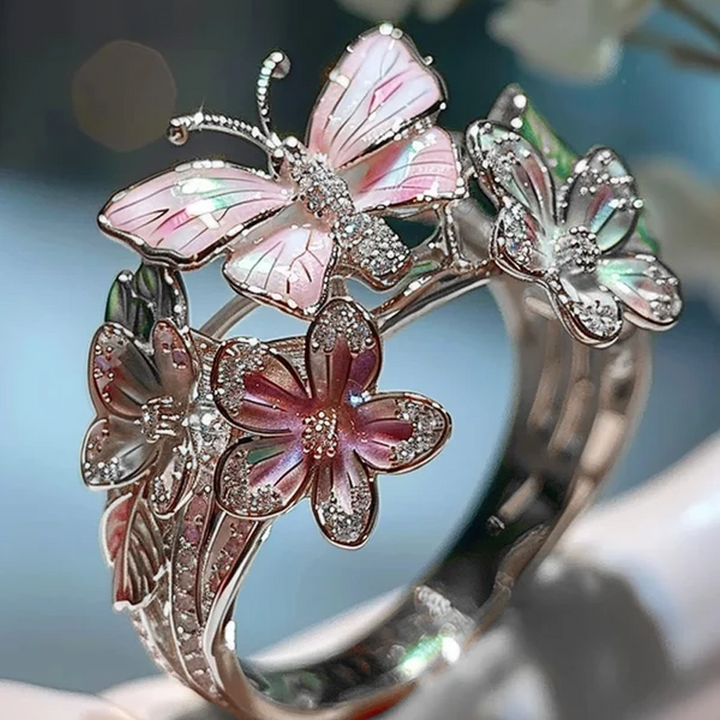 Butterfly flower ring | Norvo