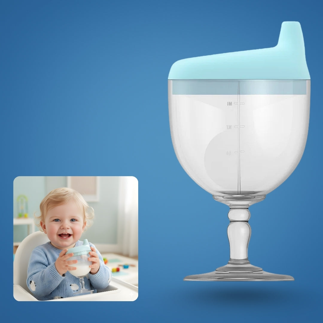 No-Spill Silikone – Easy-Grip Håndtak – Støtter Avvenning – Mess-Fri Drikking for Småbarn Norvo
