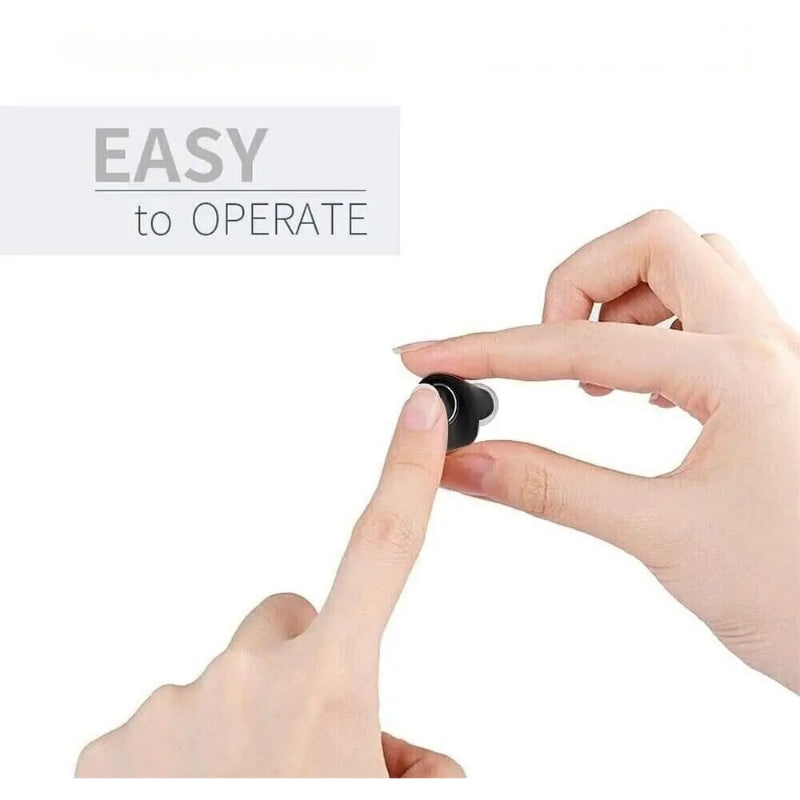 Norvo | Oppladbar ITC Usynlig Hørselsapparat | Skjulte Lydforsterkere for Klar Høring