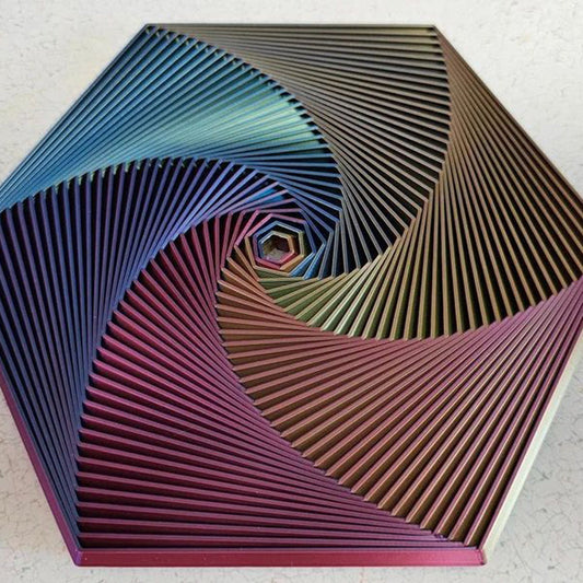 Norvo | 3D-trykt Fractal Fidget Hexagon