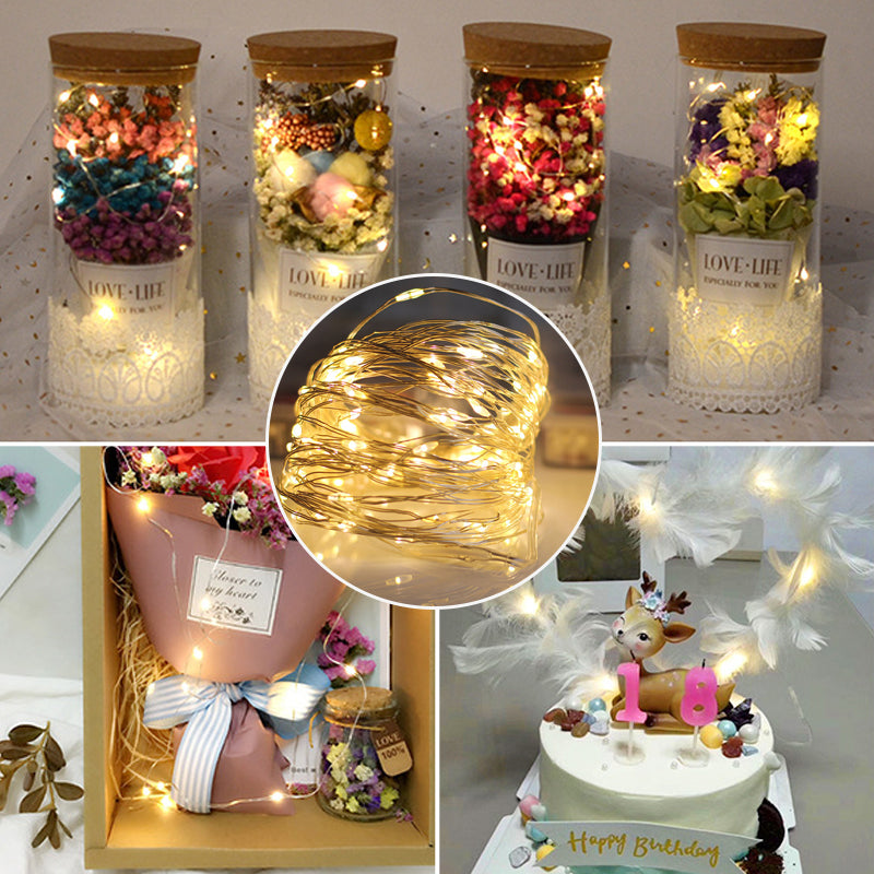 Norvo | Jule USB fjernkontroll kobbertråd lyssnor