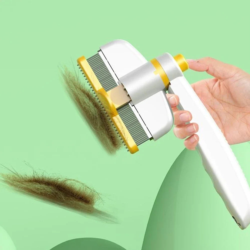 Norvo | Selvrensende hundebørste og kattebørste med roterende kam
