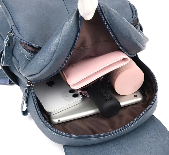 Norvo | Vintage Leather Women's Backpack - Isabella