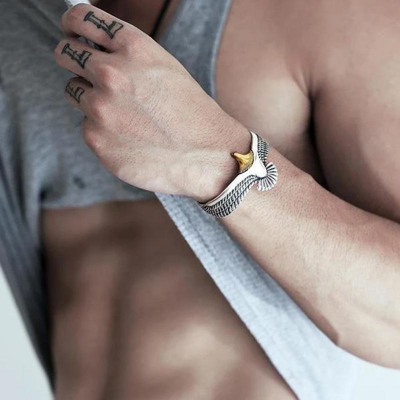 Norvo | Sølv ørn armbånd