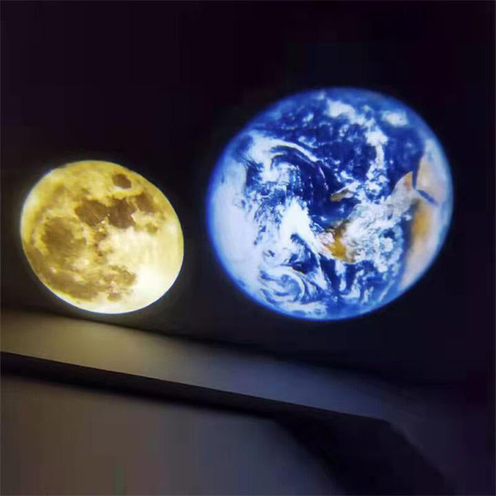 Moon Earth Projection LED Lampe | Norvo