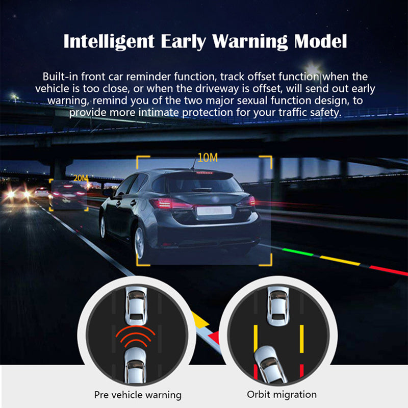 Norvo | 1080P HD Mini ADAS Dashcam med 360° rotasjonsfunksjon