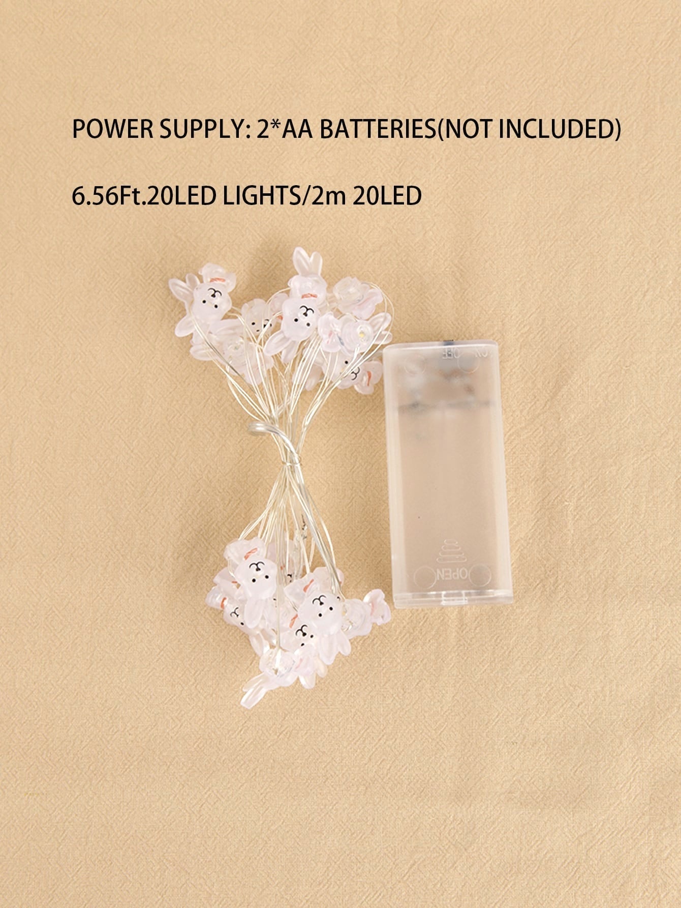 Norvo | 20 LED 2M Kanin Fairy Lights - Nyhet Belysning