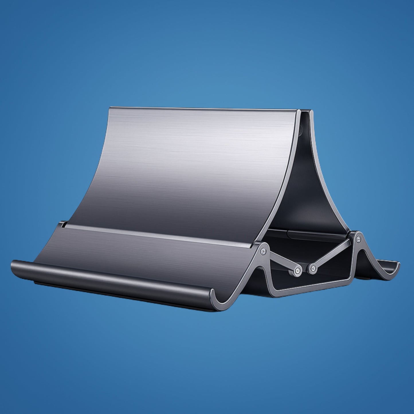 Justerbar aluminiumdesign – Plassbesparende kjøleholdere for arbeidsplasser Norvo