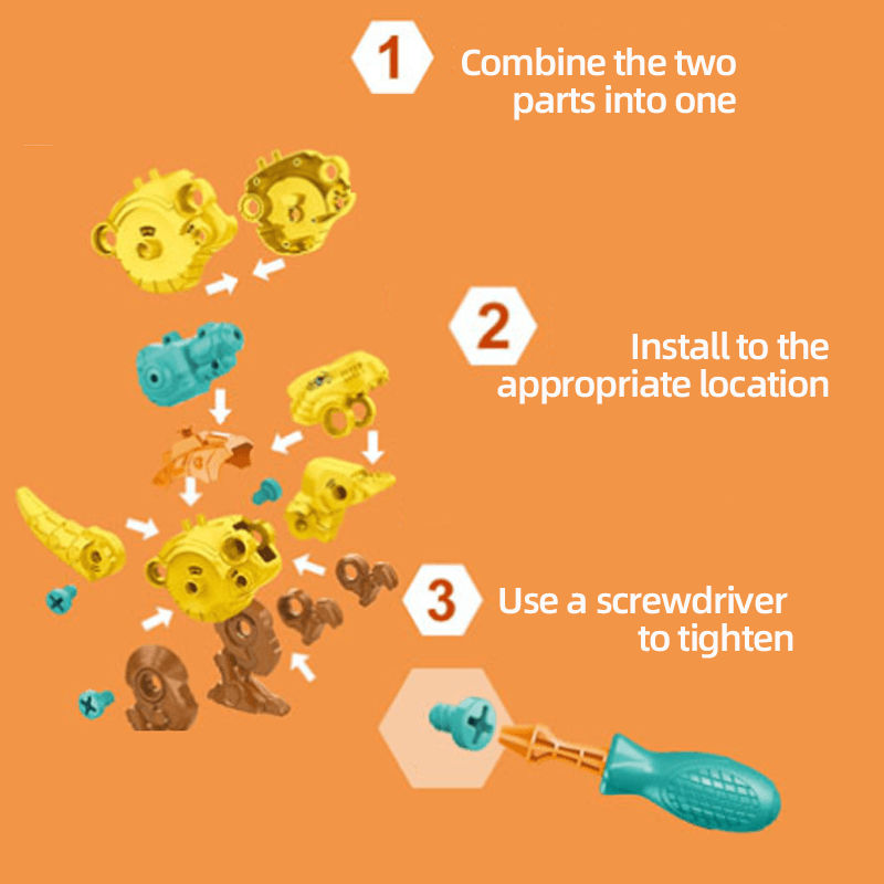 Norvo | DIY Dinosaur Toy Construction Set