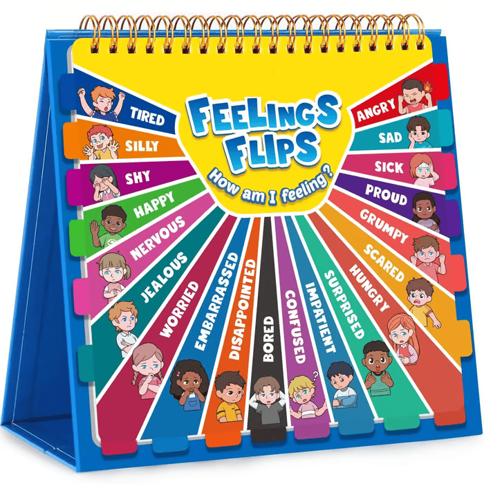 Norvo | Barnas Følelser og Emosjoner Bok – En Morsom Flipbok for Emosjonell Bevissthet!