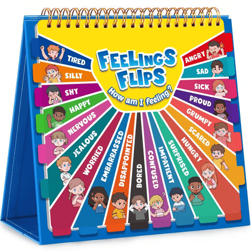 Norvo | Barnas Følelser og Emosjoner Bok – En Morsom Flipbok for Emosjonell Bevissthet!