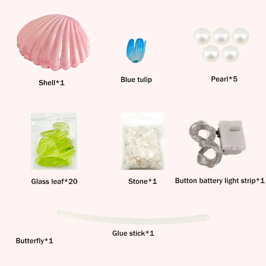 Norvo | Shell Tulip Nattlampe