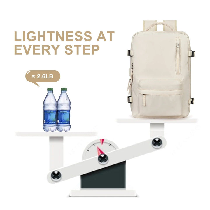 Norvo | Travelliva Kvinners Reise Ryggsekk 35 L | Vanntett & med USB-port | Tyverisikker & Skorom | For Fotturer, Daglig Bruk & Reise