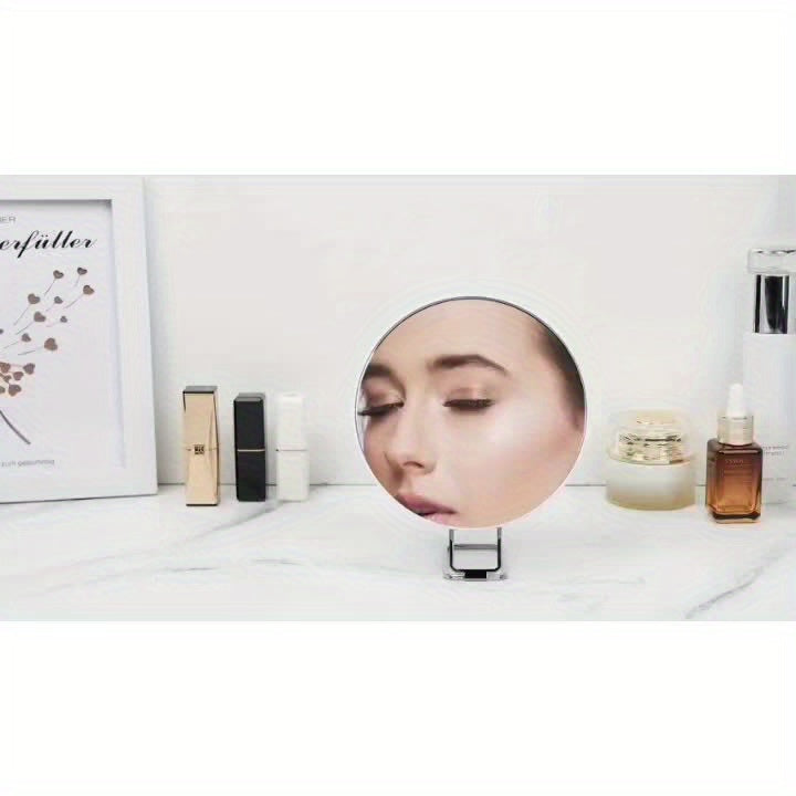 PrecisionGlow – Bærbar sminkespeil med forstørrelsesbolle
