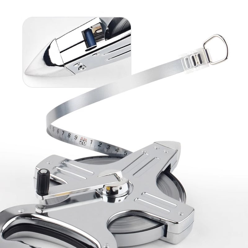 Norvo | Bærbar metrisk stålramme rullemeter