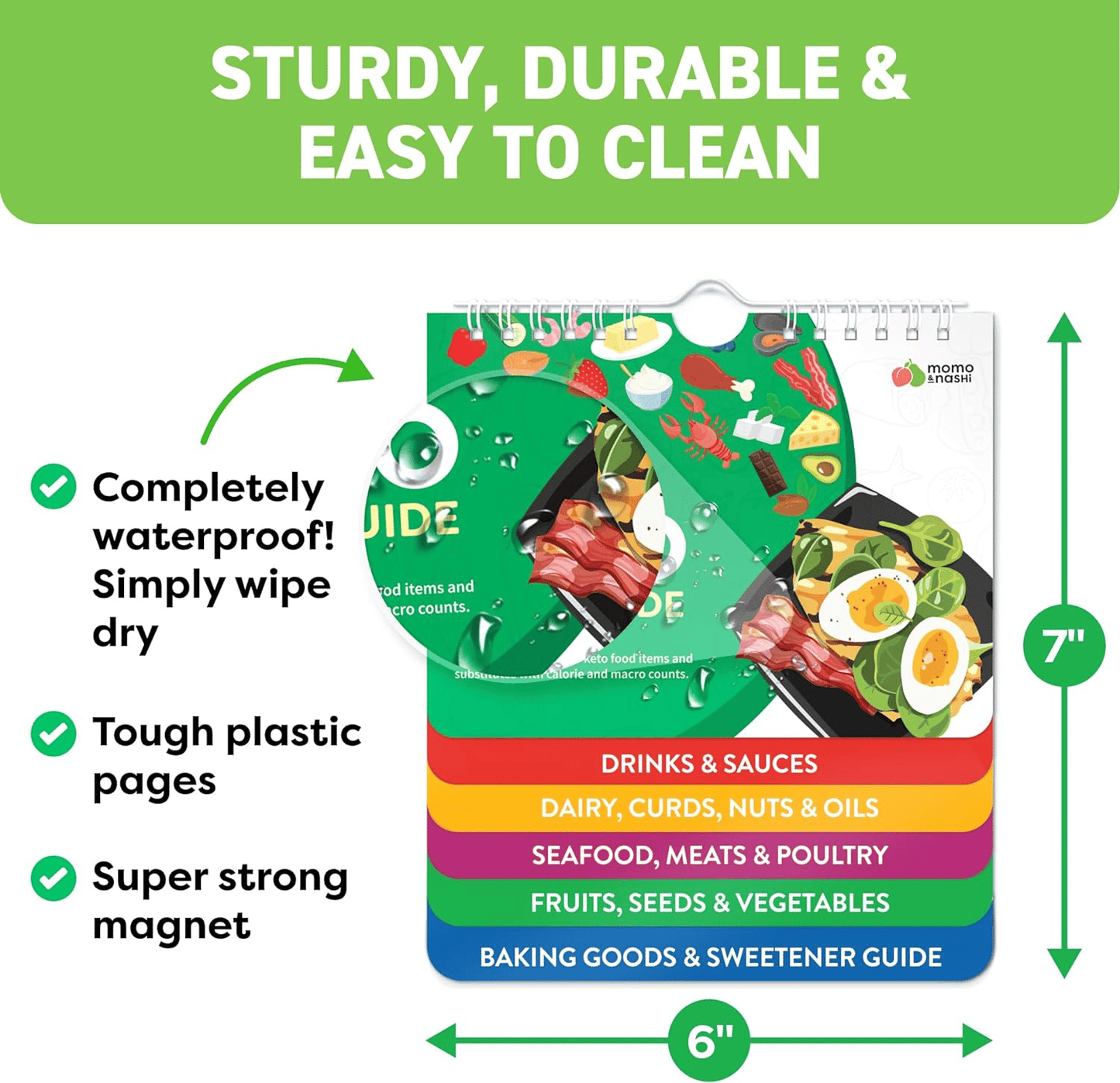 Norvo | Air Fryer Juksundervisning Magneter Matlagingsinstruksjonshefte