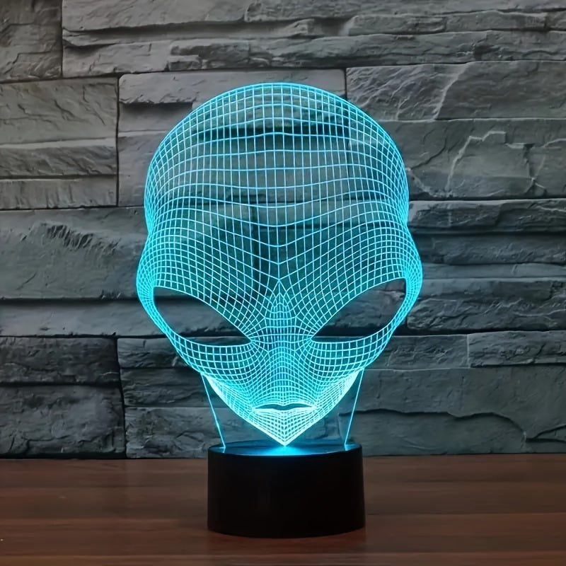 Norvo | AstroLight – 3D-alienlampe med LED fargebelysning og berøringskontroll
