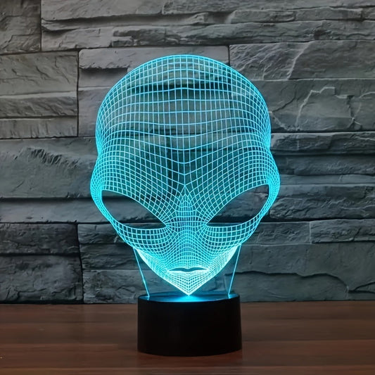 Norvo | AstroLight – 3D-alienlampe med LED fargebelysning og berøringskontroll